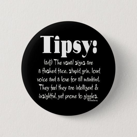 Badge Rond 5 Cm Définition BW pompette (Devant)