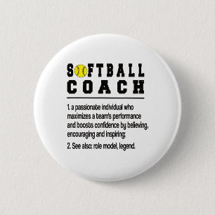 Badge Rond 5 Cm Définition de Coach Softll Coaching Softll