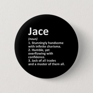 Badge Rond 5 Cm Définition de Jace Nom Personnalisé Anniversaire D