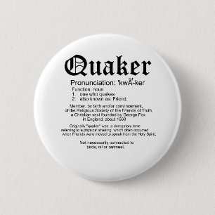 Badge Rond 5 Cm Définition de quaker