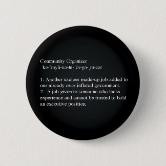 Badge Rond 5 Cm Définition d'organisateur de la Communauté
