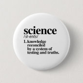 BADGE ROND 5 CM DÉFINITION SCIENTIFIQUE (Devant)