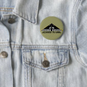 Badge Rond 5 Cm Dégagé pour débarquer la piste (En situation)