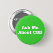 Badge Rond 5 Cm Dégénération corticobasale Sensibilisation à la DB (Devant & derrière)