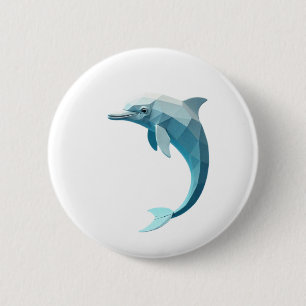 Badge Rond 5 Cm Dégradé géométrique