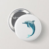 Badge Rond 5 Cm Dégradé géométrique (Devant & derrière)