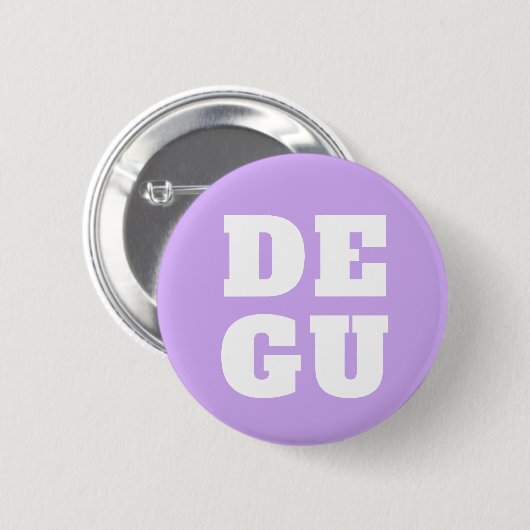 BADGE ROND 5 CM ▣ DEGU ▣ (Devant & derrière)