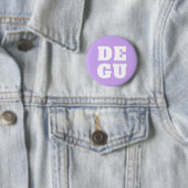 BADGE ROND 5 CM ▣ DEGU ▣ (En situation)