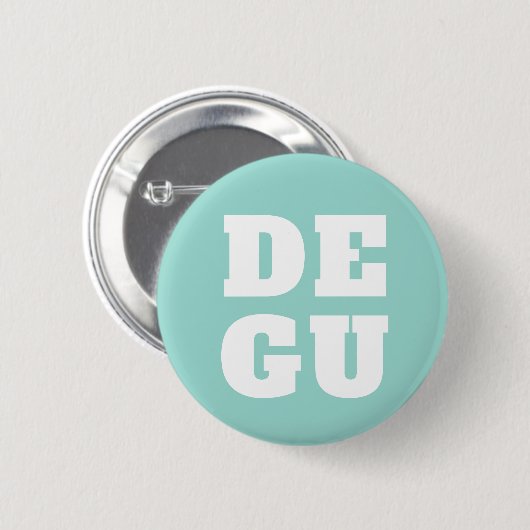 BADGE ROND 5 CM ▣ DEGU ▣ (Devant & derrière)