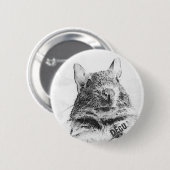 BADGE ROND 5 CM ☆DEGU.☆ (Devant & derrière)