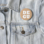 BADGE ROND 5 CM ▣ DEGU ▣ (En situation)