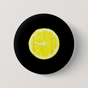 Badge Rond 5 Cm Déguisement de citron jaune drôle d'Halloween Cost
