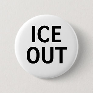 Badge Rond 5 Cm Dehors la glace