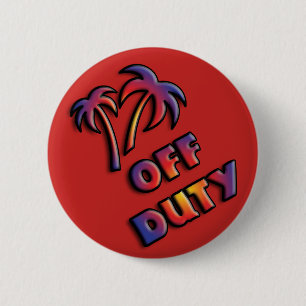 Badge Rond 5 Cm Dehors, ne me dérange pas.