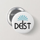 Badge Rond 5 Cm Déiste - bouton de déisme (Devant & derrière)