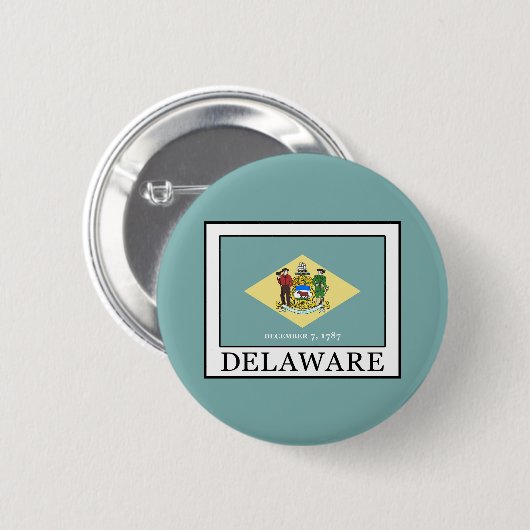 Badge Rond 5 Cm Delaware (Devant & derrière)