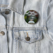 Badge Rond 5 Cm Delicate Dandelion Seeds  (En situation)