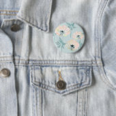 Badge Rond 5 Cm Delicate pink anemones (En situation)