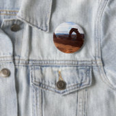 Badge Rond 5 Cm Delicic Arch I au Parc national des Arches (En situation)