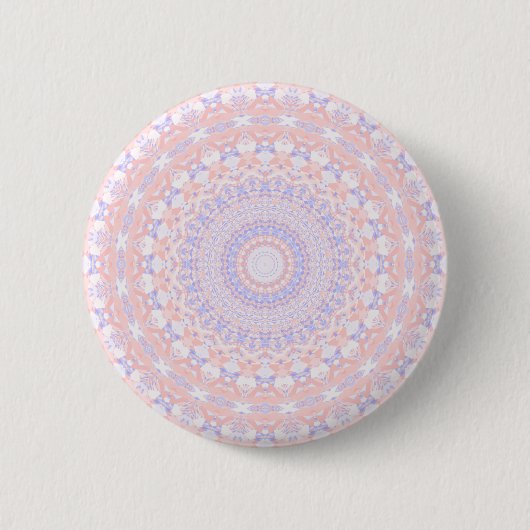 Badge Rond 5 Cm Délicieuse Mandala Abstraite Pastel (Devant)