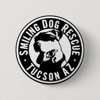 Badge Rond 5 Cm Délivrance de sourire de chien