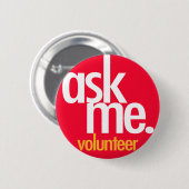 Badge Rond 5 Cm Demande-moi. (Devant & derrière)