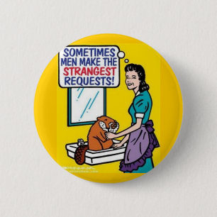 Badge Rond 5 Cm Demandes étranges