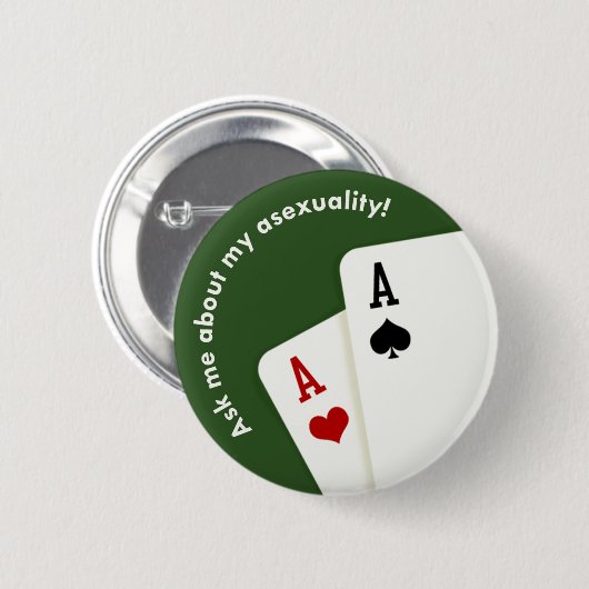 Badge Rond 5 Cm demandez-moi (Devant & derrière)