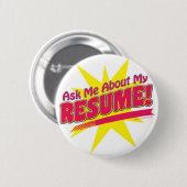 Badge Rond 5 Cm Demandez-moi mon CV ! (Devant & derrière)