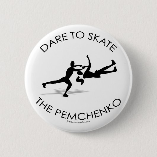 Badge Rond 5 Cm Déménagement de patinage fou 2 (Devant)