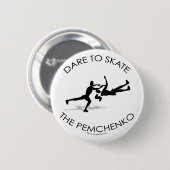Badge Rond 5 Cm Déménagement de patinage fou 2 (Devant & derrière)