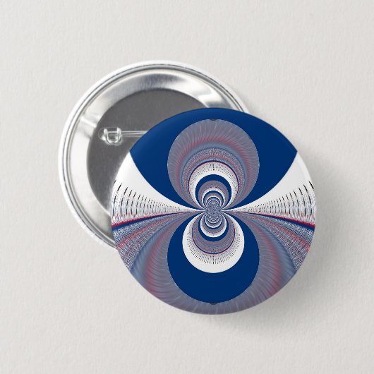 Badge Rond 5 Cm Demi bleu (Devant & derrière)