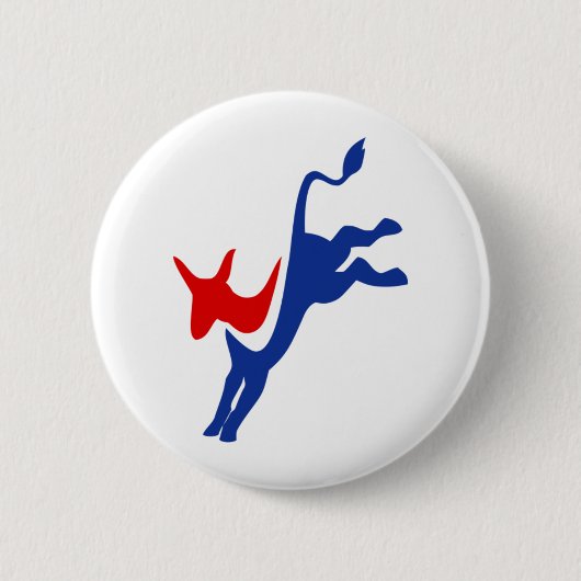 Badge Rond 5 Cm démocrate (Devant)
