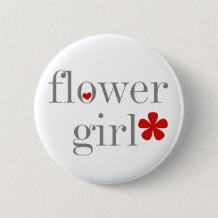 Badge Rond 5 Cm Demoiselle de honneur grise des textes