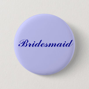 Badge Rond 5 Cm Demoiselle d'honneur