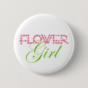 Badge Rond 5 Cm Demoiselle d'honneur