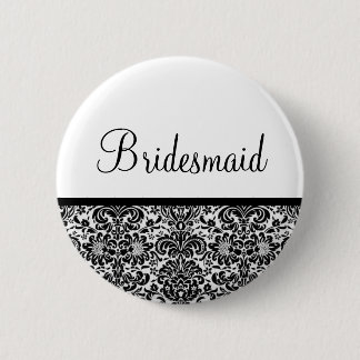 Badge Rond 5 Cm Demoiselle d'honneur