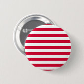Badge Rond 5 Cm Denmark flag stripes country color pattern red whi (Devant & derrière)