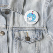 Badge Rond 5 Cm Dent (personnalisable) (En situation)