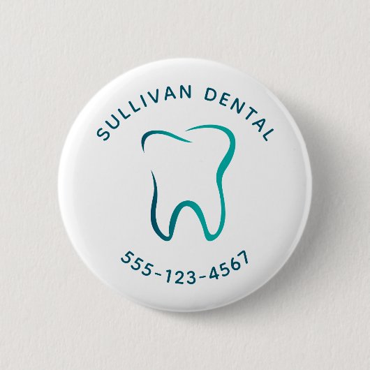 Badge Rond 5 Cm Dentaire dentaire Dentistrie Image Médicale Entrep (Devant)