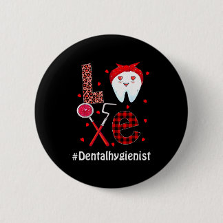 Badge Rond 5 Cm Dental Squad Dentist Happy Valentines Day Dental I