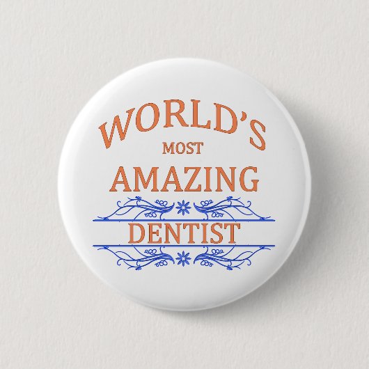 Badge Rond 5 Cm Dentiste (Devant)