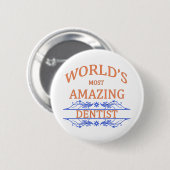 Badge Rond 5 Cm Dentiste (Devant & derrière)