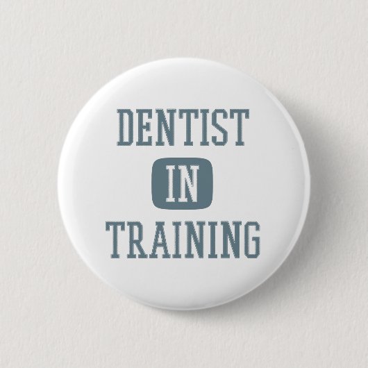 Badge Rond 5 Cm Dentiste en formation Étudiant dentaire (Devant)
