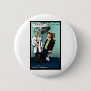 Badge Rond 5 Cm Dentiste Peroxyde Bluetooth ? Cartes Cadeaux Drôle