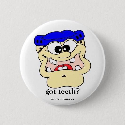Badge Rond 5 Cm dents obtenues ? (Devant)