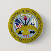 Badge Rond 5 Cm Département du bouton rond d'armée (Devant)
