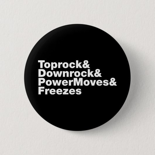 Badge Rond 5 Cm Déplacements de rupture (Breakdance) (Devant)