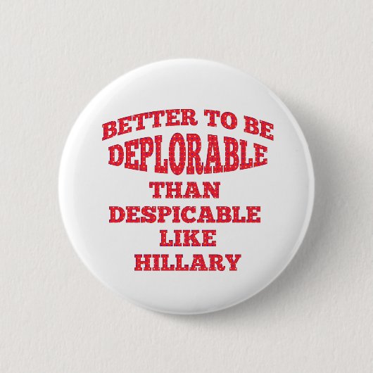 Badge Rond 5 Cm Déplorable mieux que méprisable (Devant)