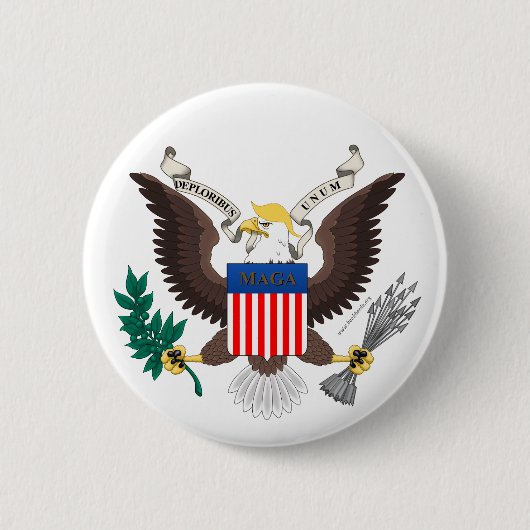 Badge Rond 5 Cm Deploribus Unum ! Bouton (Devant)